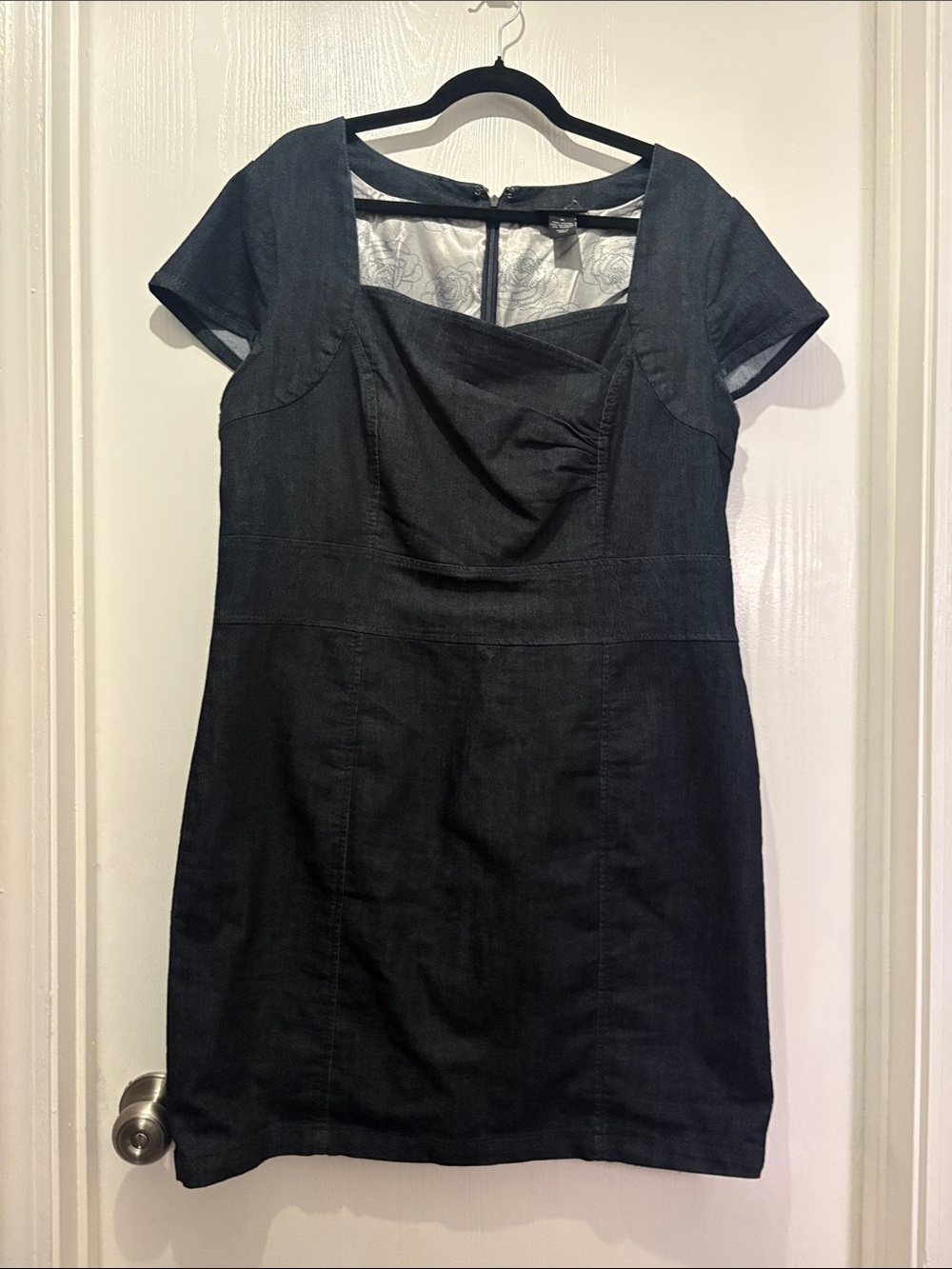 Elegant Dark Denim Dress, 16 from Lane Bryant